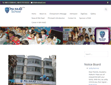 Tablet Screenshot of mahaad.com